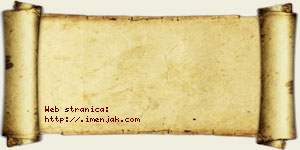 Jagoda Terzić vizit kartica